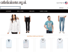 Tablet Screenshot of catholicalcester.org.uk